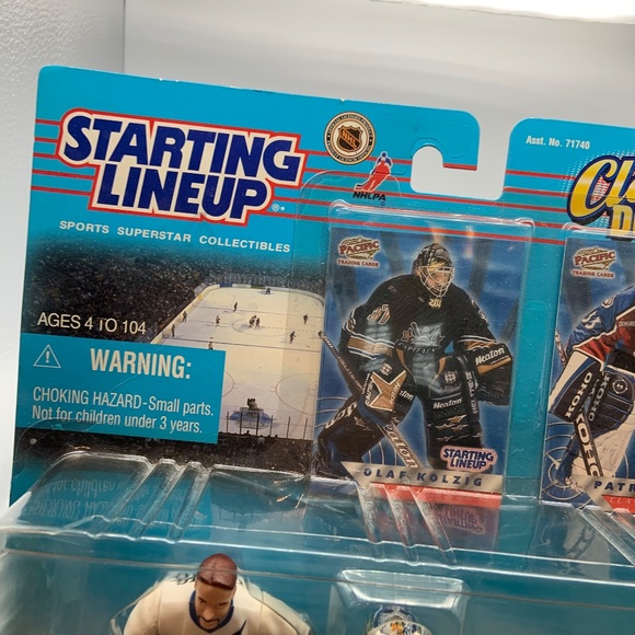Vintage Starting Lineup Classic Doubles 2000 NHL Goalies Olaf Kolzig Patrick Roy - Picture 5 of 8